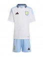 Aston Villa Jhon Duran #9 Replika Borta Kläder Barn 2024-25 Kortärmad (+ byxor)